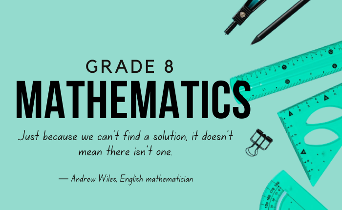 Grade 8 – Mathematics